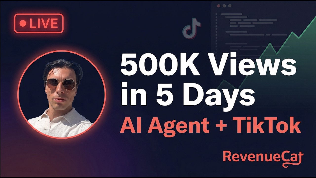 LIVE: How an AI agent hit 500K+ TikTok views in 5 days