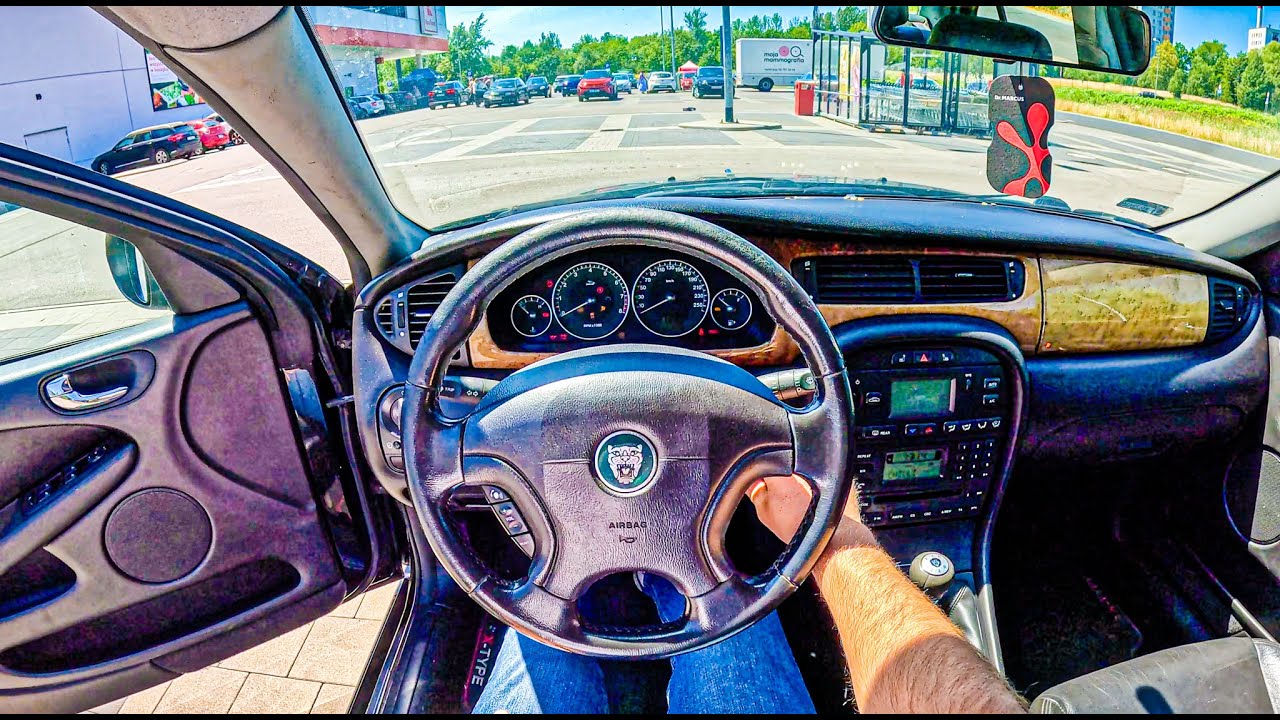2002 Jaguar X-Type (2.1 V6 24V 159 hp) | POV Test Drive #2472 Joe Black