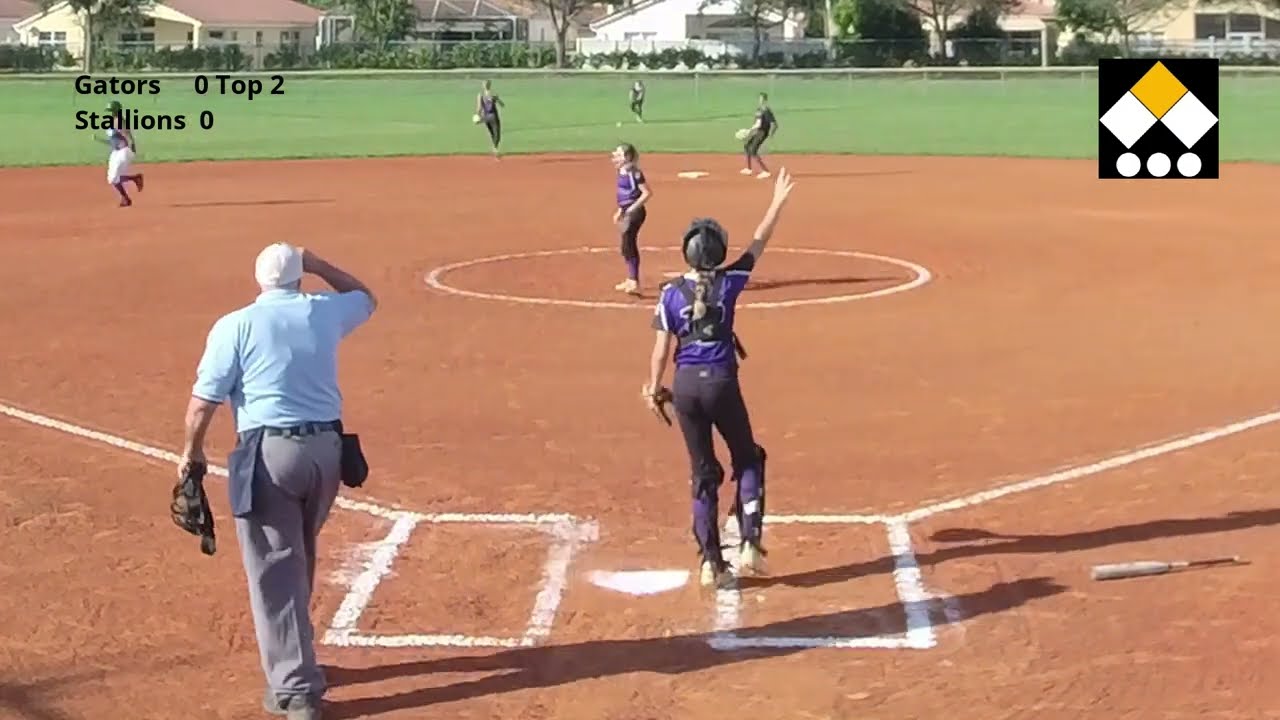Wellington Landings Middle School at Polo Park Middle School Softball