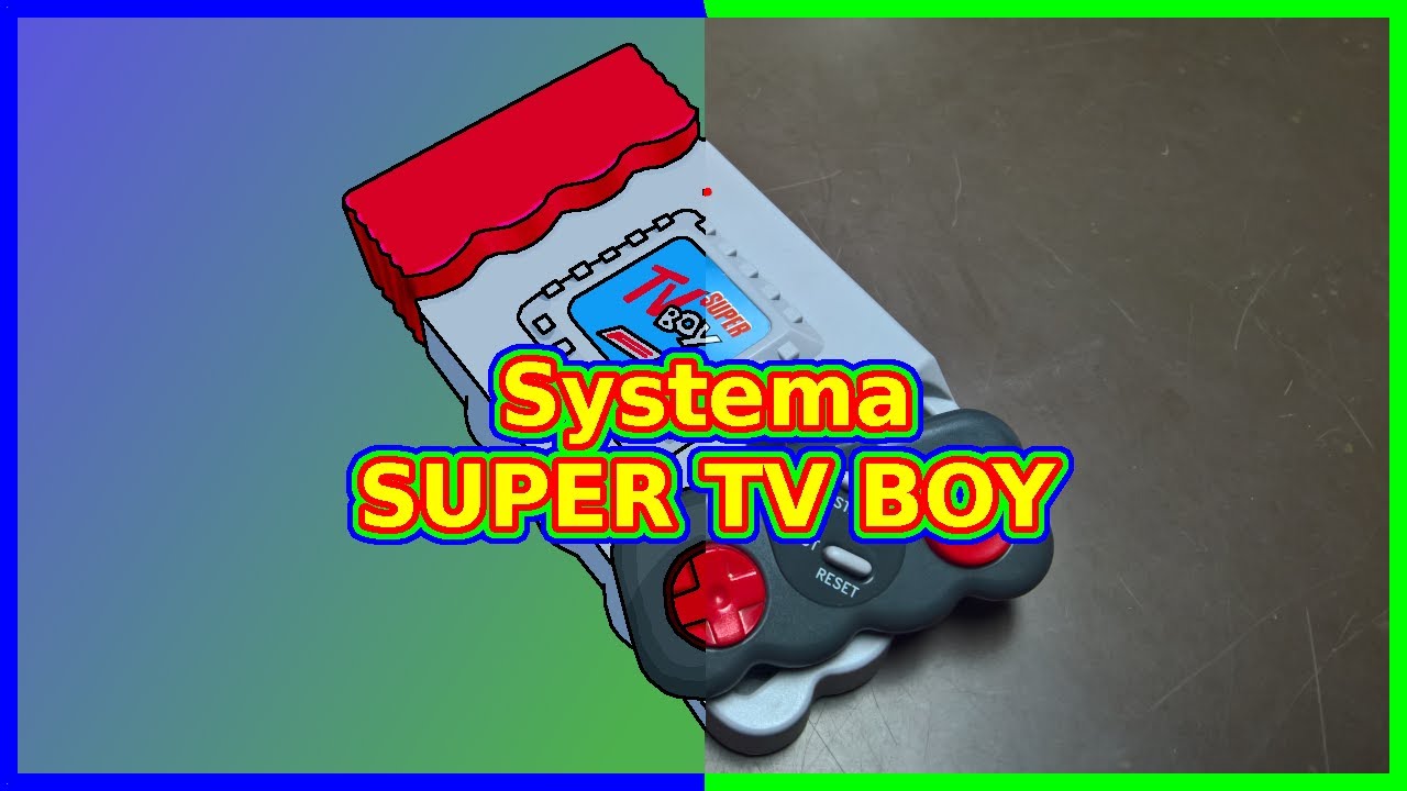 Systema Super TV BOY  127 games MOD Audio y Video * E0077 C0059