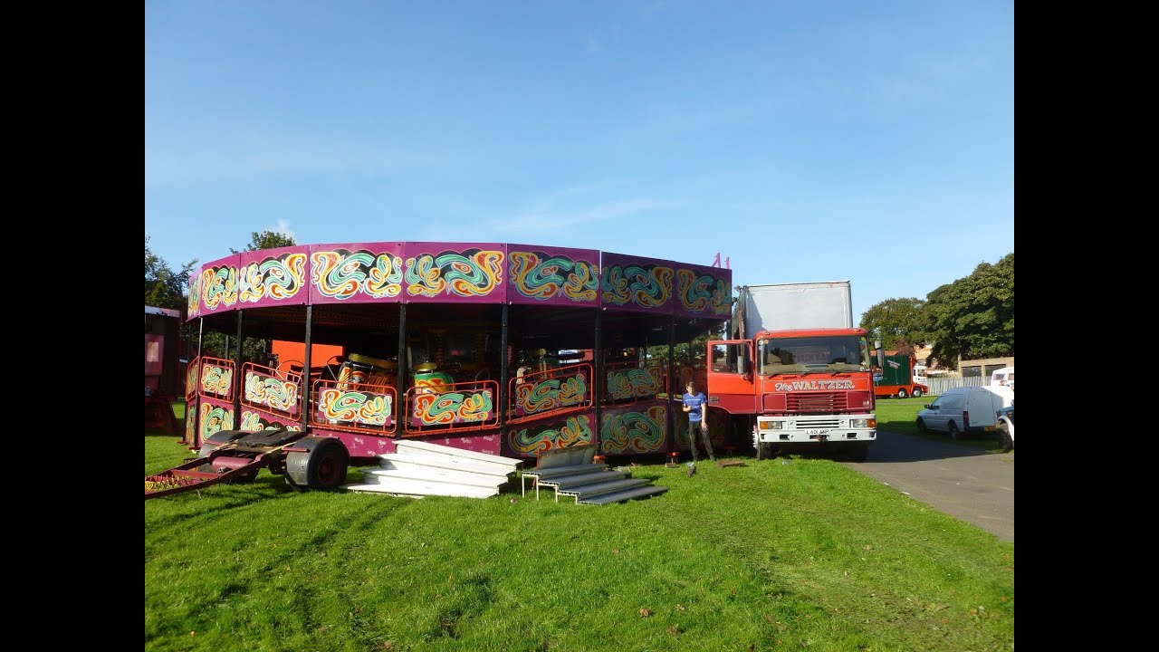 Houghton Feast 2013 Fairground: Build Up