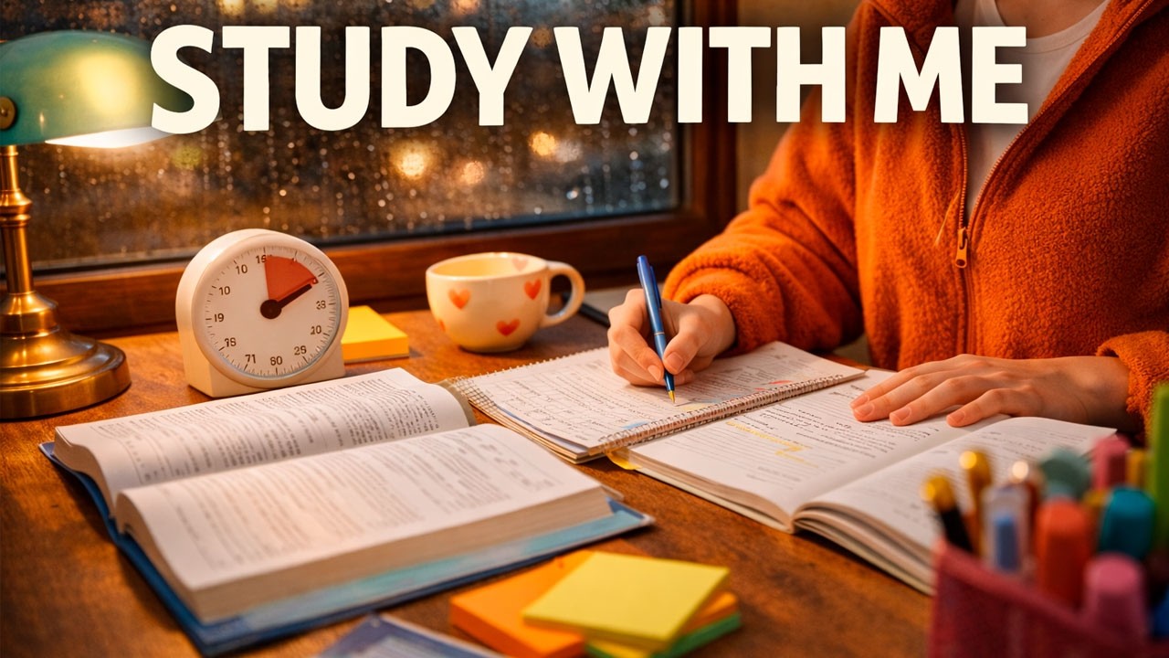 2 HOUR STUDY WITH ME | Real Sounds ASMR | 30/10 Pomodoro