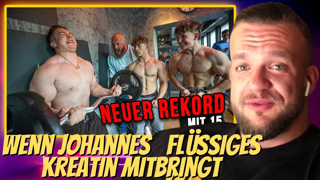 15 jähriger Neustoffer bricht Rekord in Strict Curl! Trenhannes Luckas live Reaktion