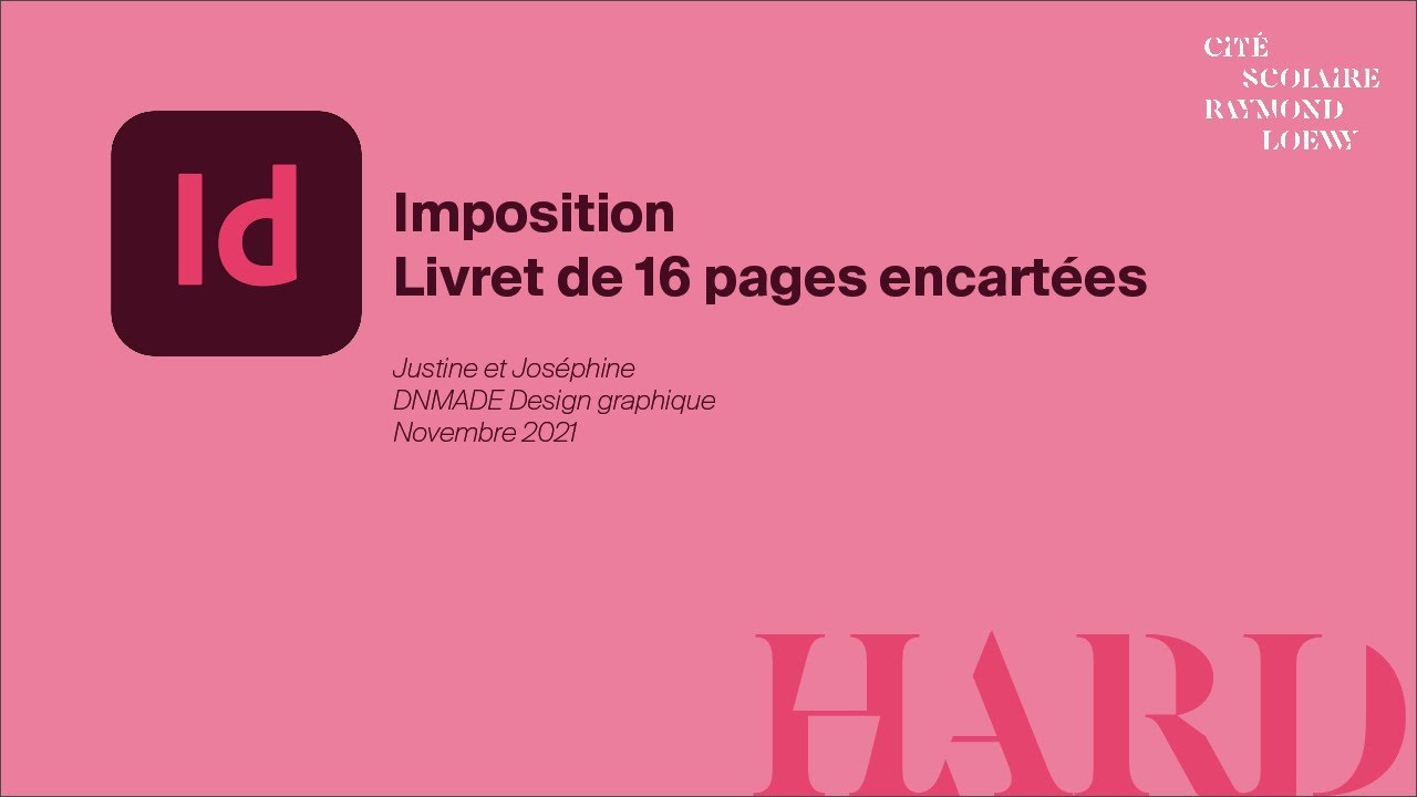 Id Imposition en livret Jos&eacute;phine & Justine 2021