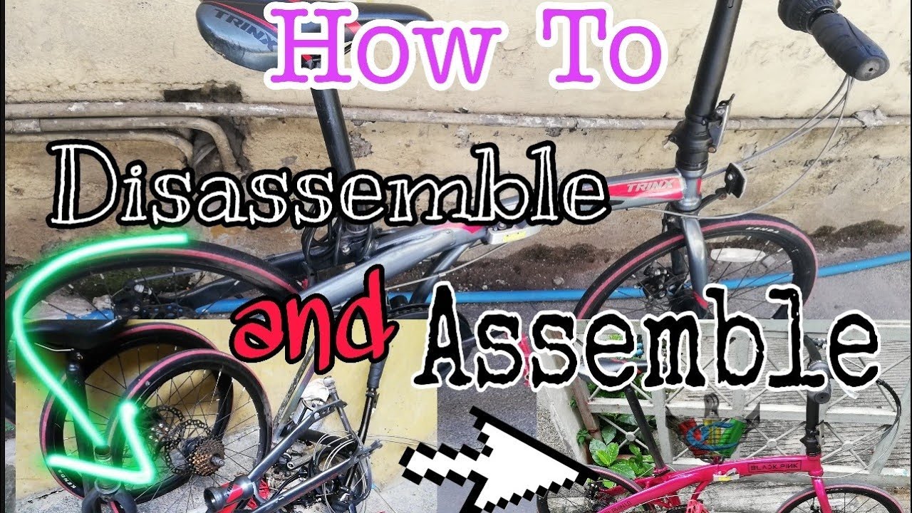 How To Fully Disassemble And Assemble A Folding Bike Using Proper Tools / Trinx Dolphin 1.0