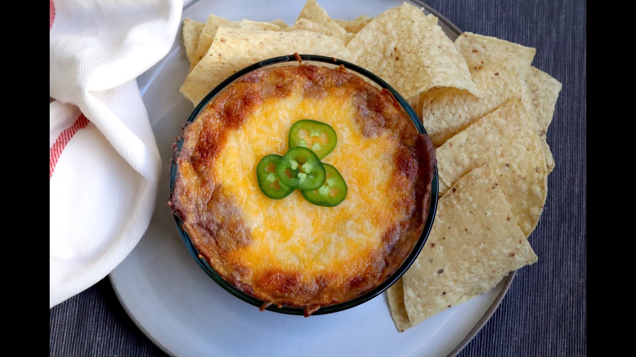 How to make Cheesy Black bean dip Recipe