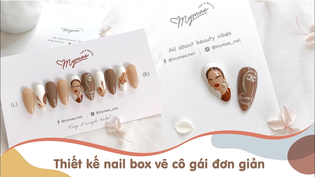Hướng dẫn thiết kế vẽ cô gái xinh đẹp từ A đến Z | Mymee Nail Bình Thạnh