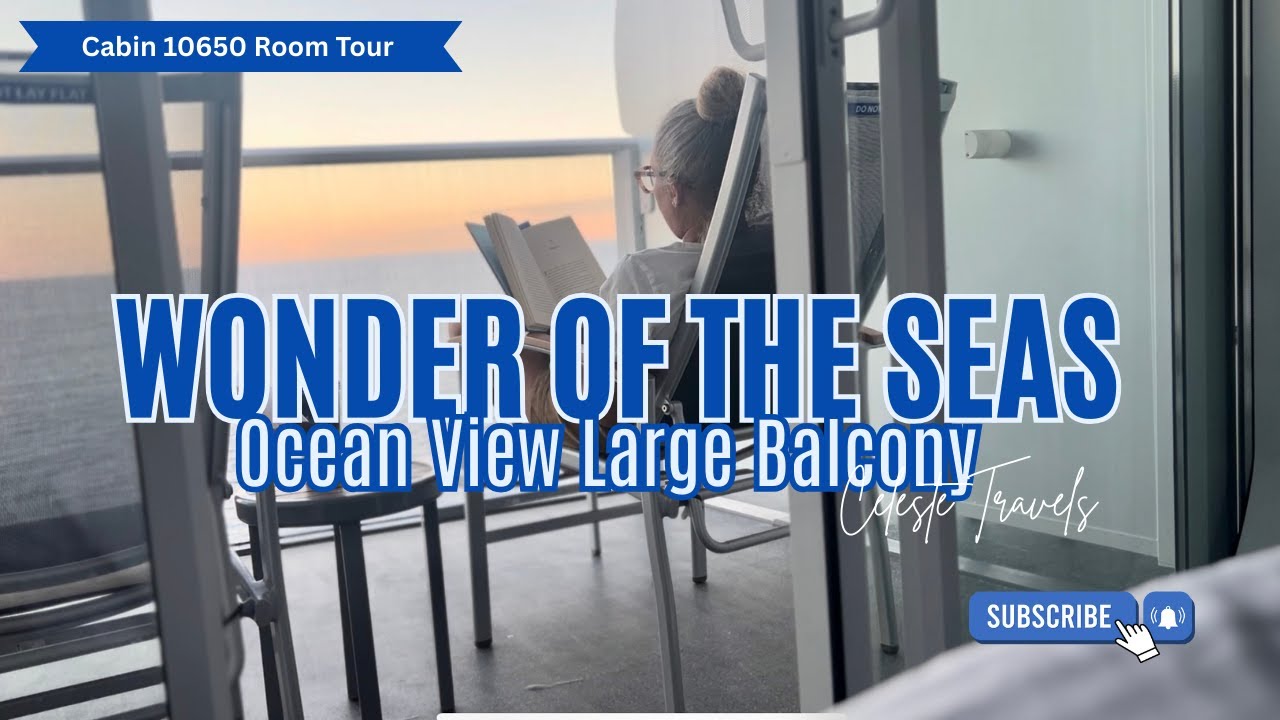 Wonder of the Seas | Ocean View Large Balcony Room 10650 Tour (2025)