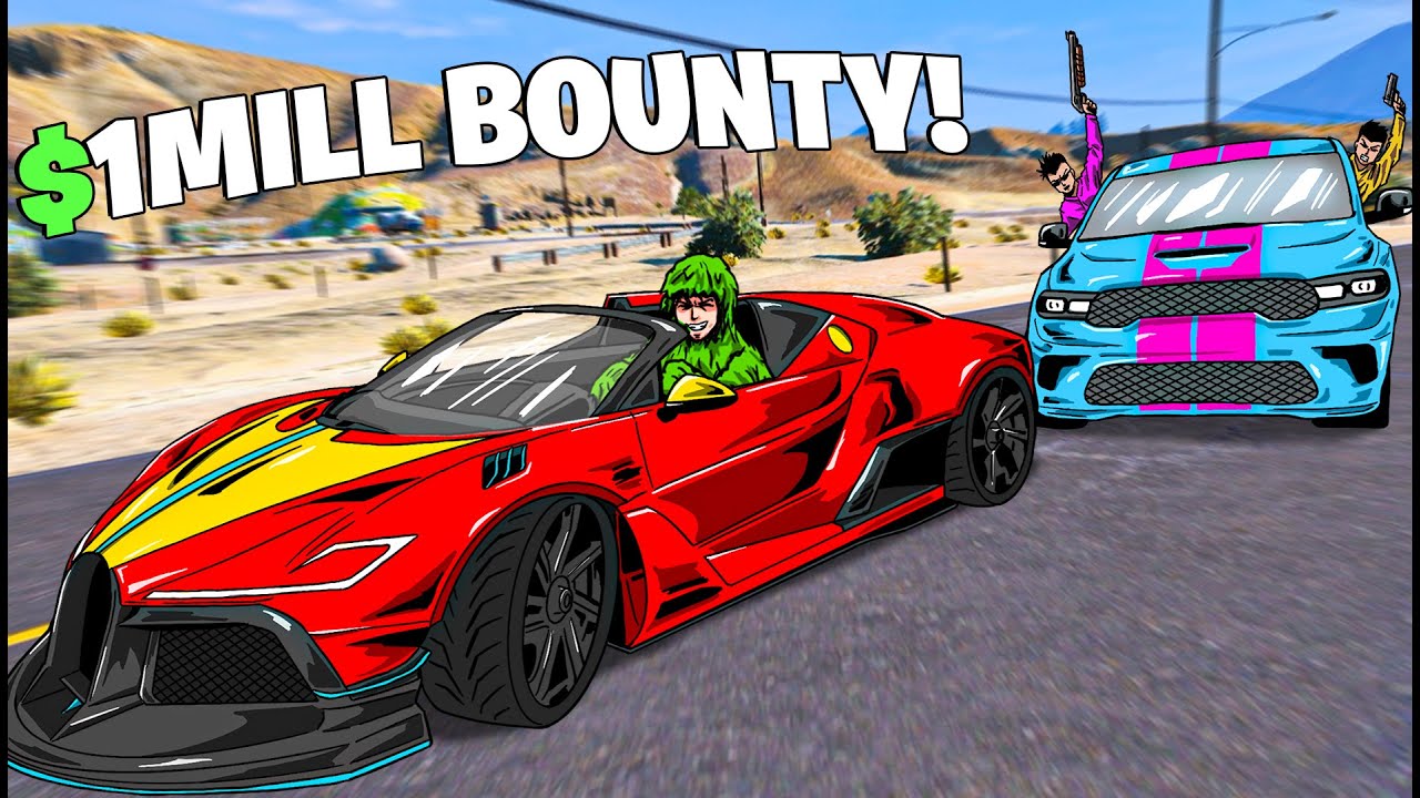 Surviving $1M BOUNTY using Ghillie Suit in GTA 5 RP!