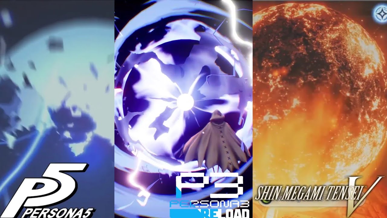 Persona 3 Reload Vs Persona 5 Vs SMTV - Lucifer's Morning Star Skill Animation