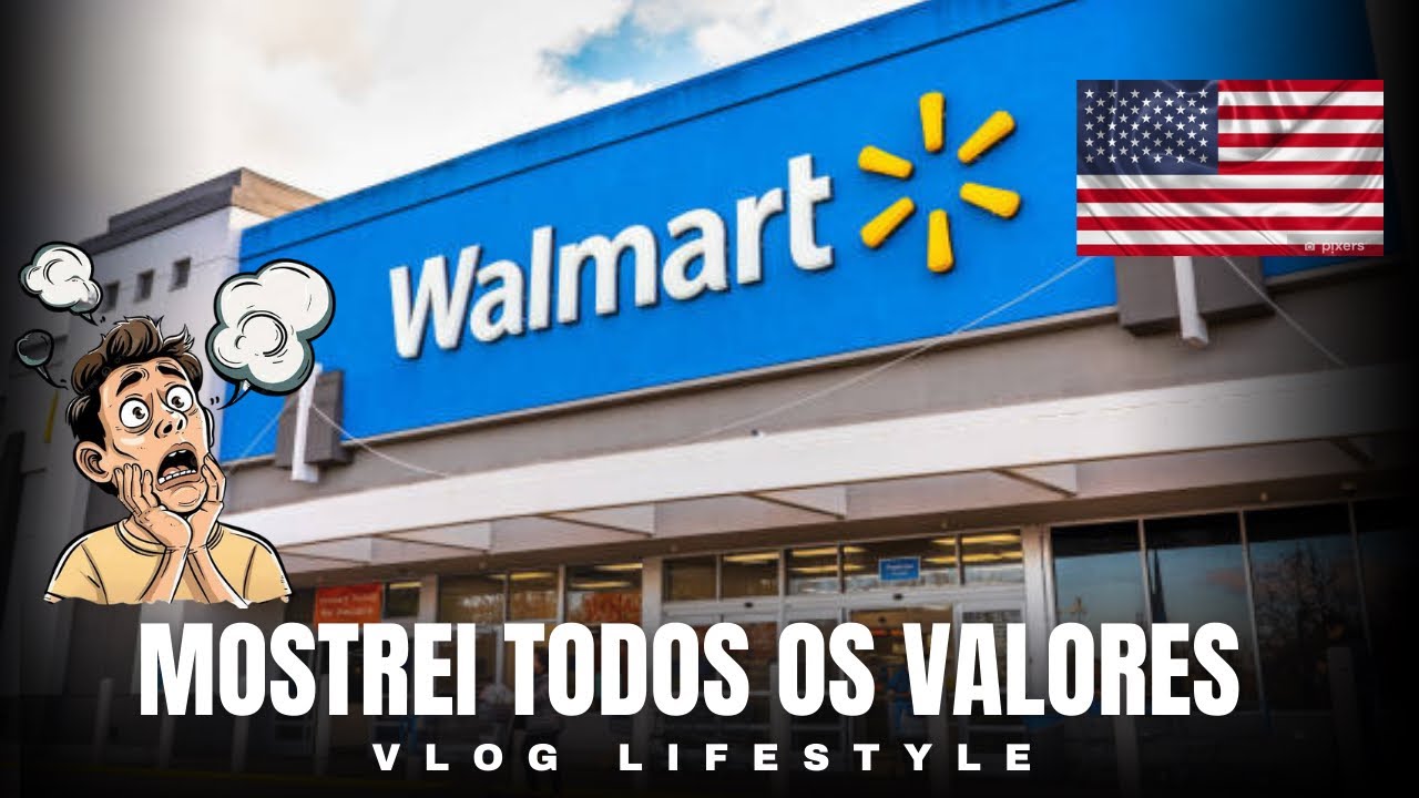 Quanto custa viver nos EUA? Fui na Walmart e te mostro TUDO!