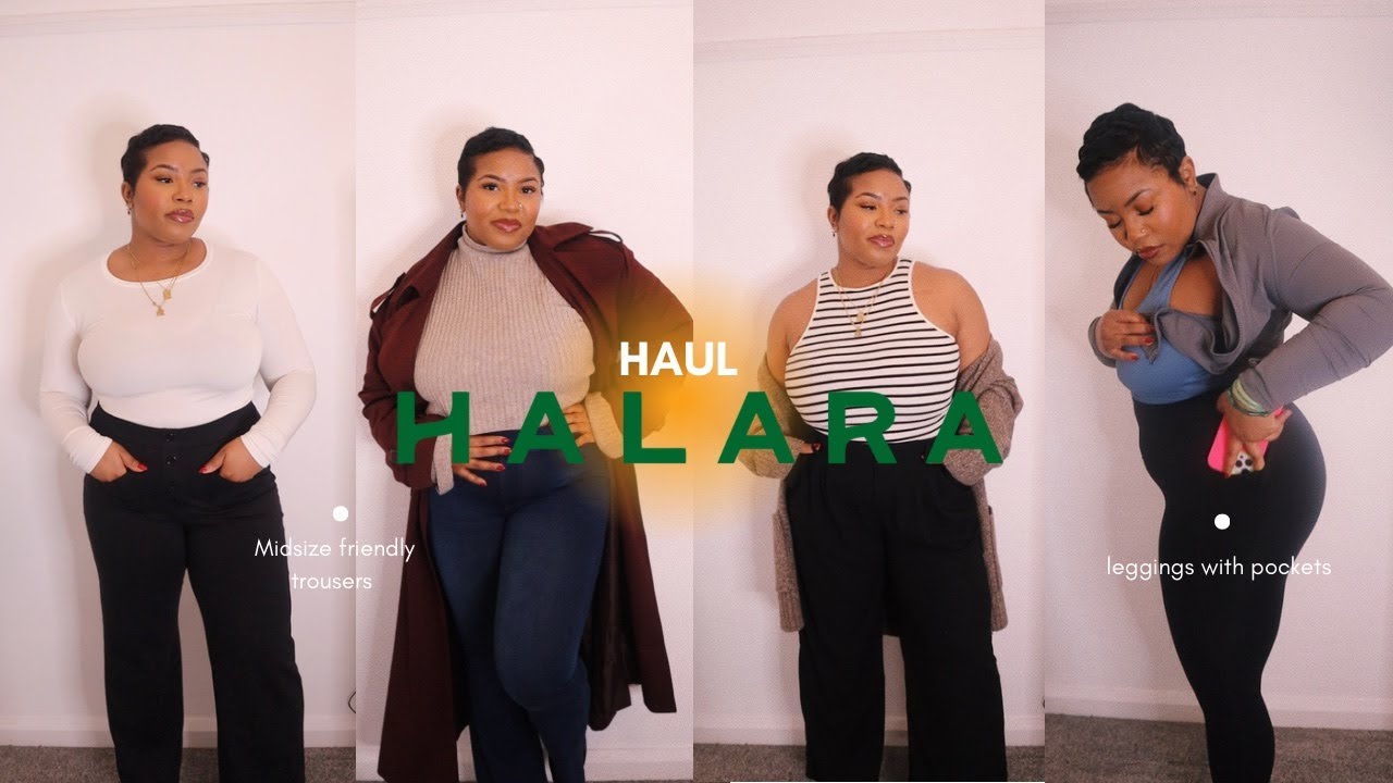 HALARA HAUL:MIDSIZE TRYON OF VIRAL TIKTOK TROUSERS|DO THEY REALLY CINCH THE FUPA| NENSCHI