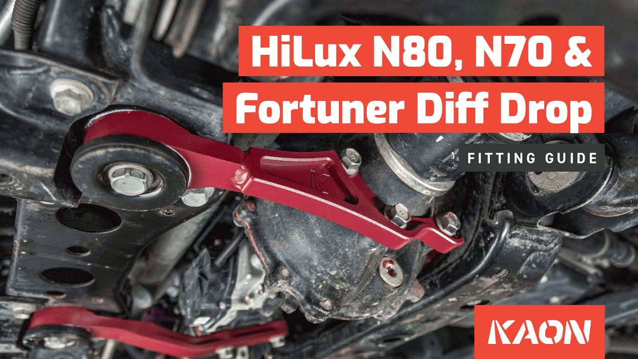 Arm Style Diff Drop Kit to suit Toyota HiLux N80, N70 & Fortuner – Fitting & Installation Guide