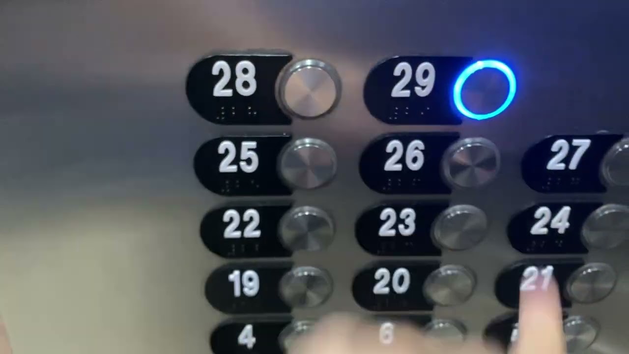 Otis Series 4 Elevators at The Marriott Marquis Hotel in Downtown Houston, Texas