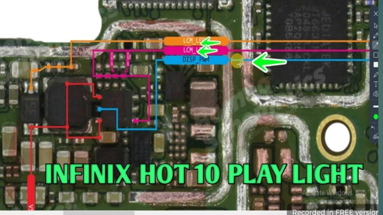 Infnix Hot 10 Play Display Light Problem Fix Solution||Fix display light