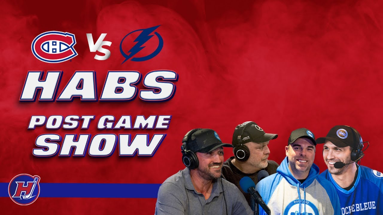 Dobes, Slafkovsky & Caufield Take Down the Lightning | HABS POSTGAME | Hockey with an Accent | SH08