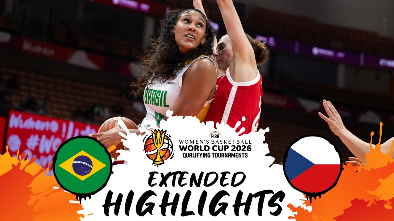 Brazil 🇧🇷 v Czechia 🇨🇿 | Extended Highlights | #FIBAWWC 2026 Qualifying Tournament