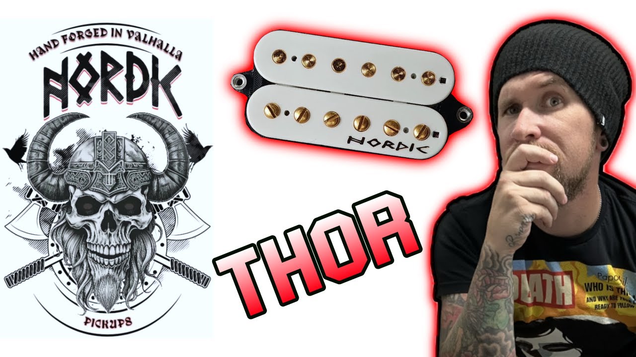 Nordic Pickups Thor - Демонстрация бриджевого звукоснимателя