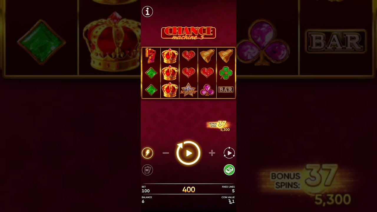 Chance machine 5 big win casino history 
