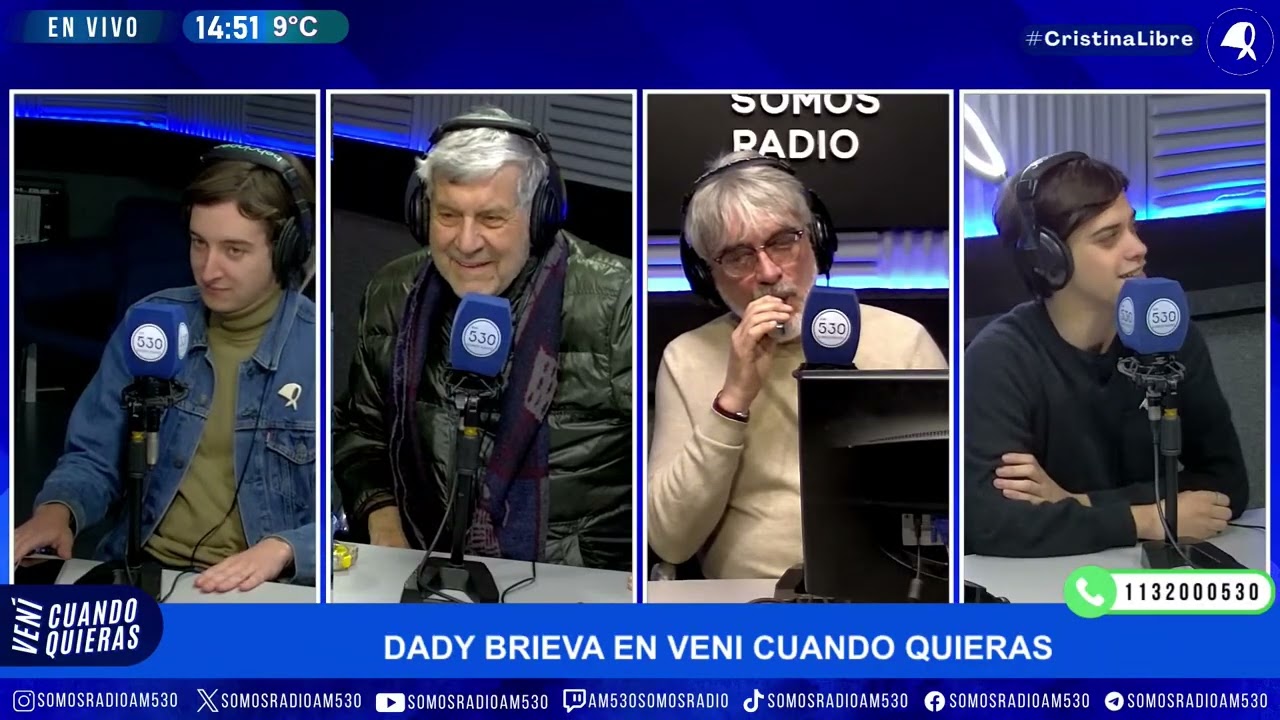 ENTREVISTA A DADY BRIEVA - VENI CUANDO QUIERAS - 21-06-2025