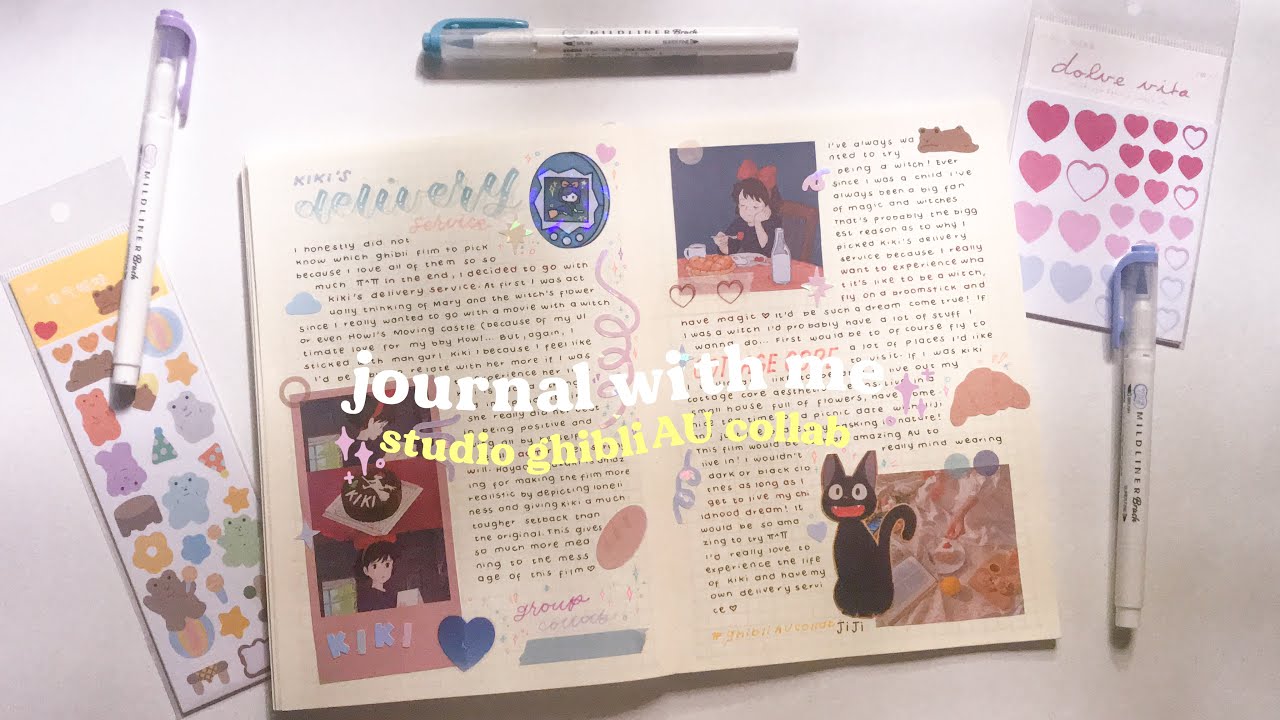 🍞 journal with me | studio ghibli AU collab