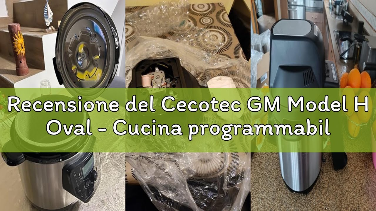 Recensione del Cecotec GM Model H Oval - Cucina programmabile (programmabile 24 ore, capacità 8 litr