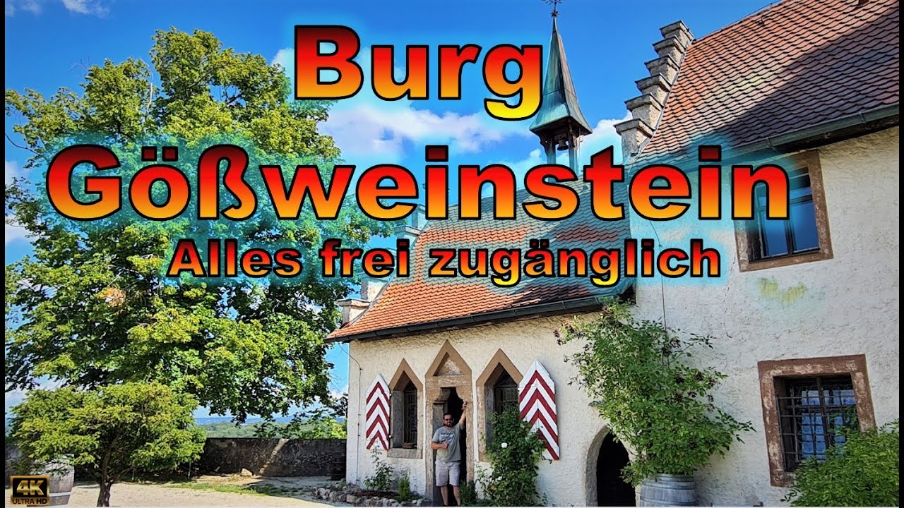 Die Burg Gößweinstein bei der alles frei zugänglich war.