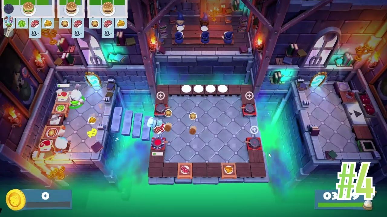 【Overcooked 2實況·粵語】親三姐妹一齊玩友情破壞遊戲：煮過頭2（Part 4）