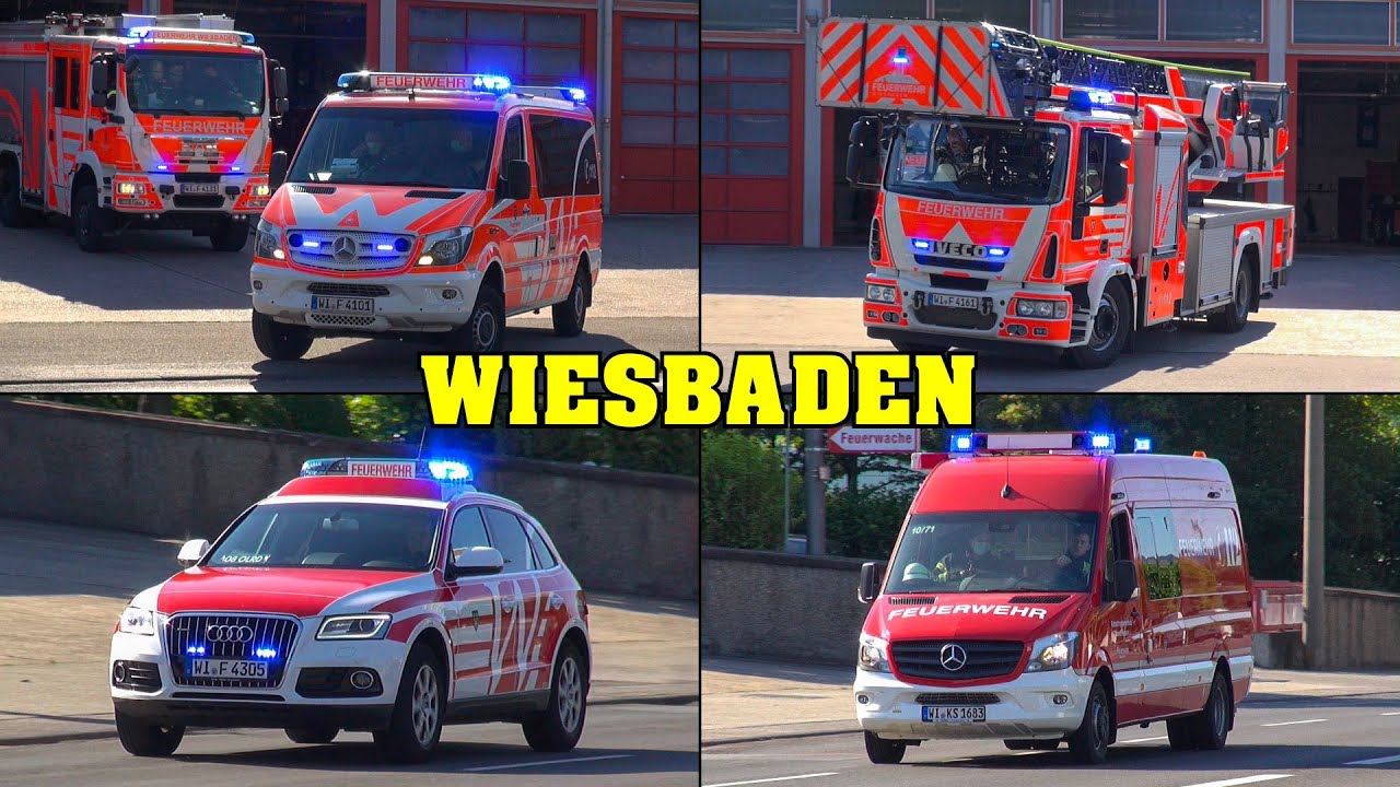 [FEUERMELDUNG] - Einsatzfahrten Berufs- und Freiwillige Feuerwehr Wiesbaden!