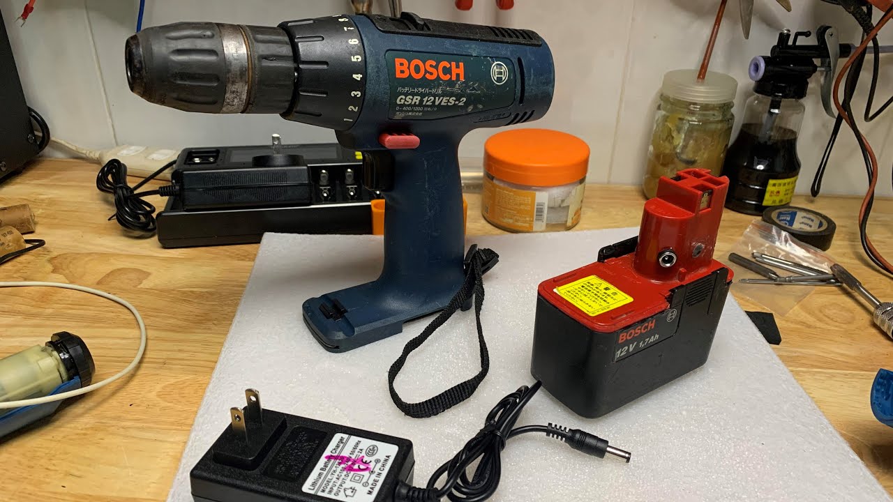Repack Bosch 12V battery from Nicd to Li-Ion