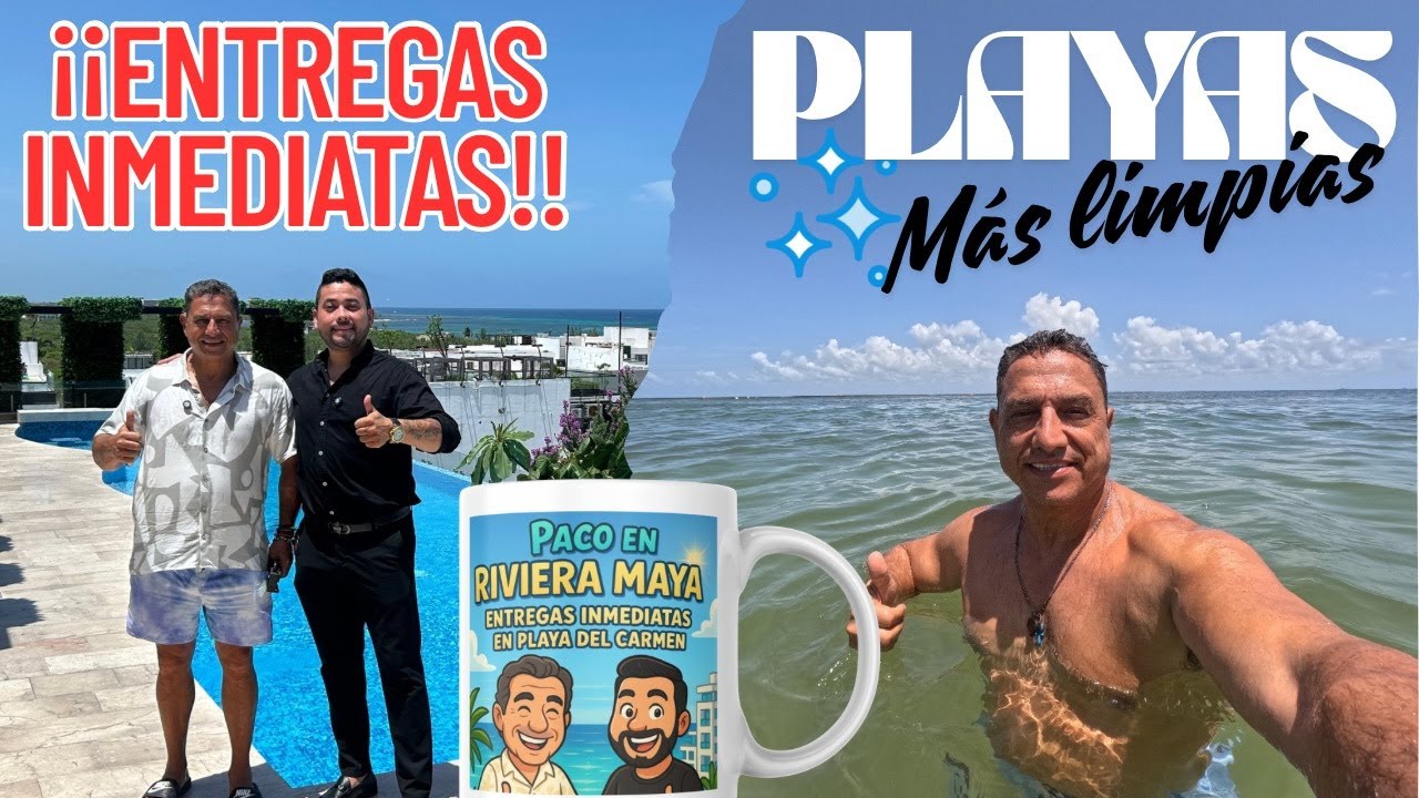 ¡Entrega inmediata! Rooftops con vista al mar y playas más limpias hoy en Playa del Carmen 🏡🌊