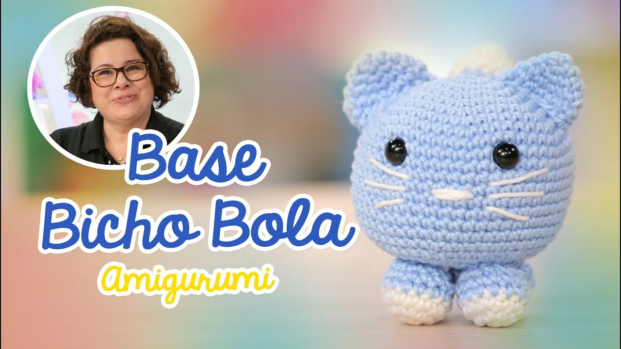 Como fazer a base do bicho bola em amigurumi com CLAUDIA STOLF | Vitrine do Artesanato - Amigurumi