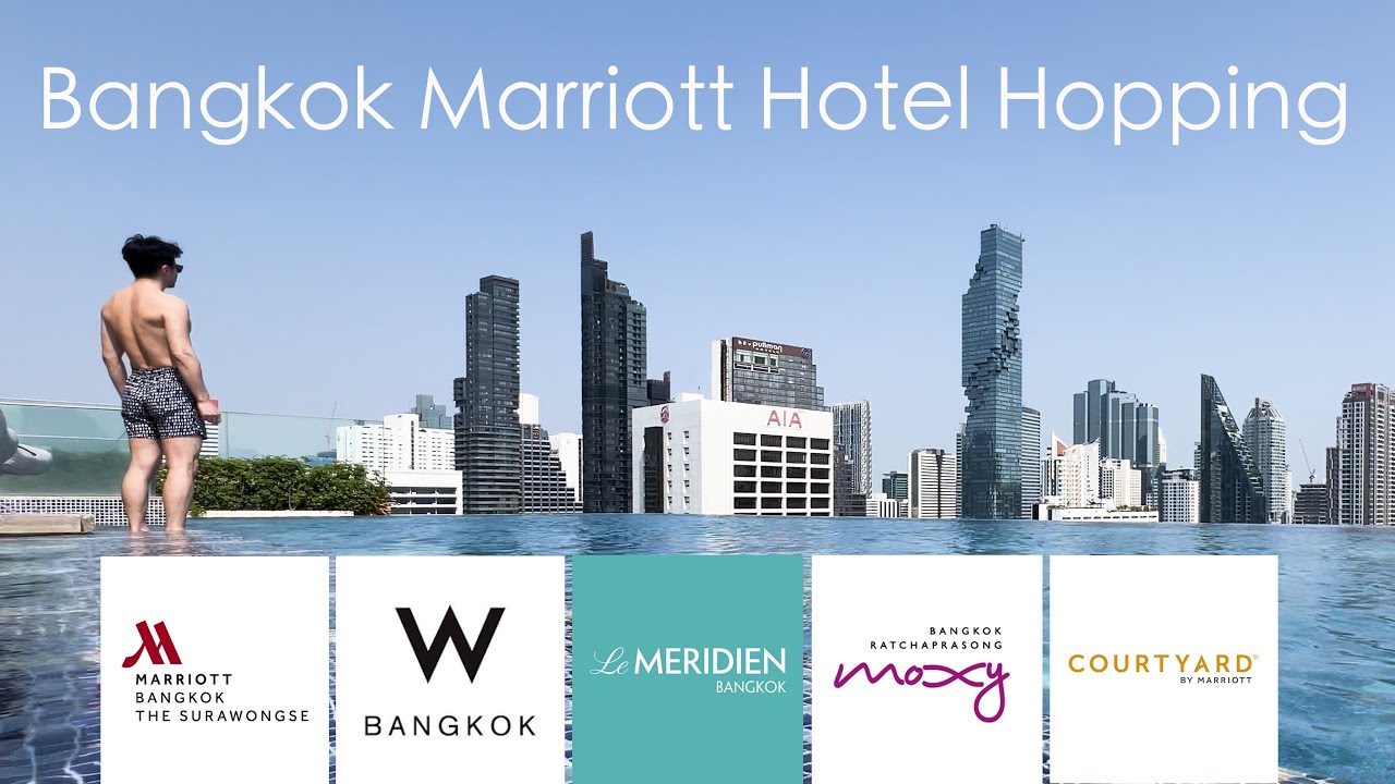 Thailand🇹🇭Marriott Отель в Бангкоке Часть 2. /Marriott Surawongse/W/LeMeridien/Moxy