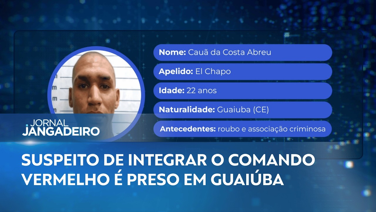 EL CHAPO: SUSPEITO DE INTEGRAR FACÇÃO CRIMINOSA É PRESO NA GRANDE FORTALEZA