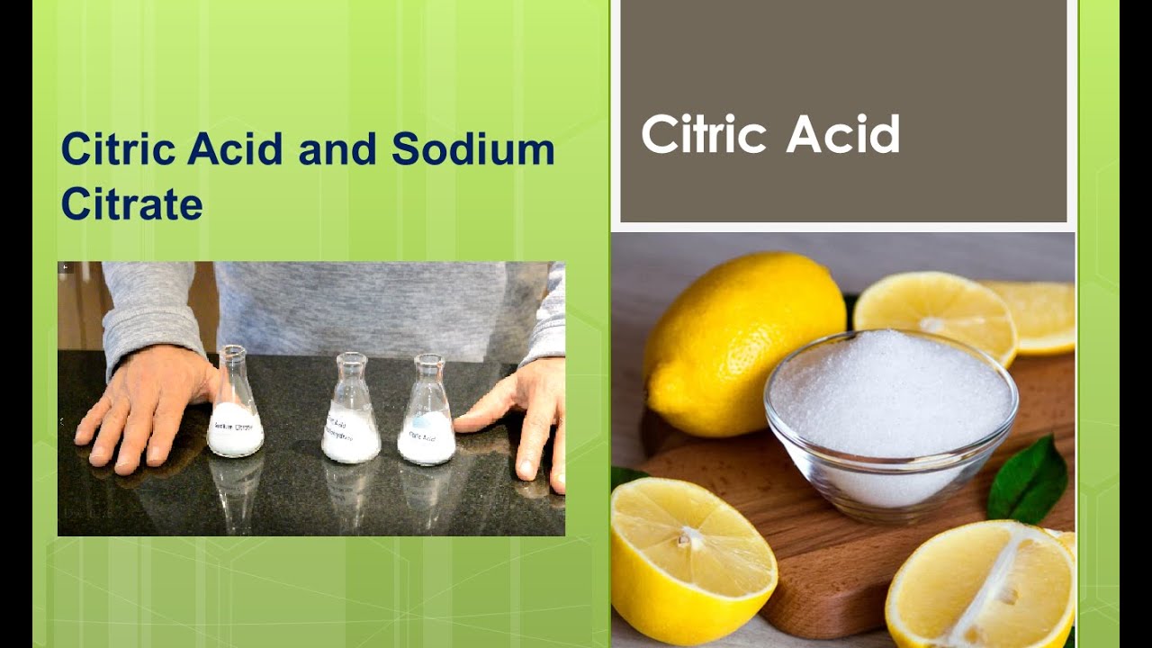 Analysis of Citric Acid and Sodium Citrate in pharmaceutical and cosmetic products