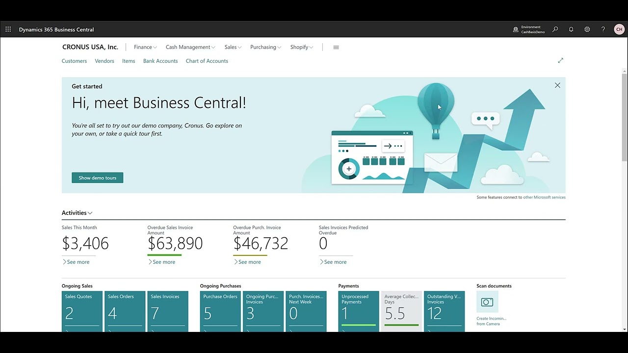 Cash Basis Accounting for Microsoft Dynamics 365 Business Central