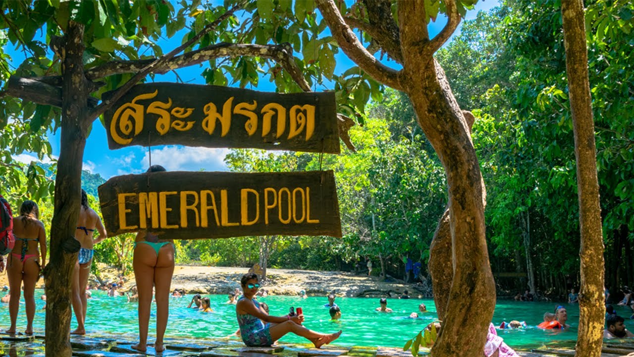 KRABI Emerald Pool & Hot Spring | Amazing Full Day Tour | Thailand Travel Vlog