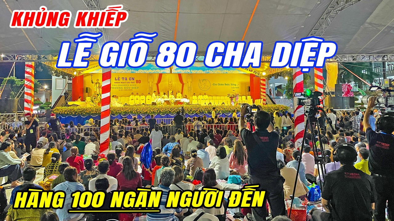 Biển người đổ về Nhà Thờ Tắc Sậy dự Lễ Giỗ Cha Diệp Lần 80