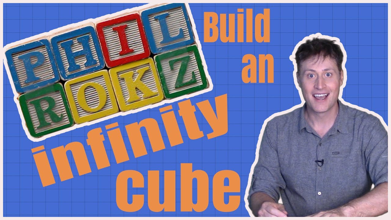 Infinity Cube from Letter Blocks