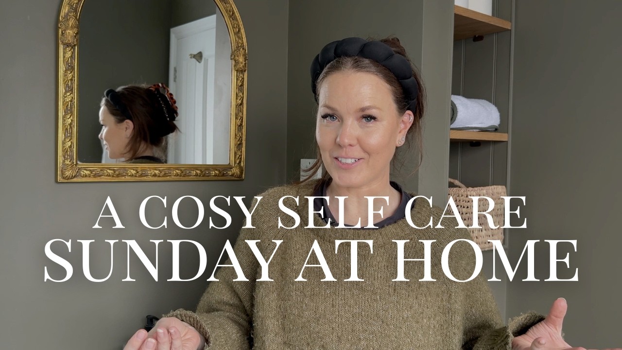 sunday reset at home | cosy self care & SURI toothbrush collab 🤍