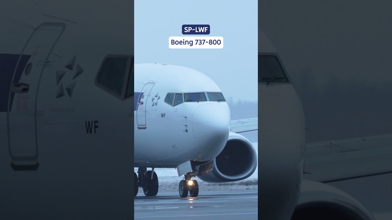✈ Boeing 737-800 (SP-LWF) na Lotnisku Chopina w Warszawie (5 lutego, 15:26)