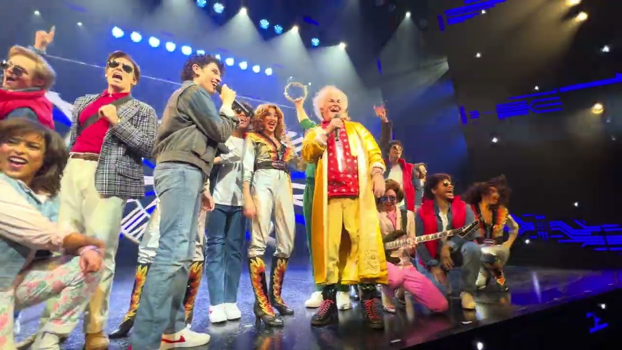 Back to the future the Musical Broadway curtain call oct 20th 2023 front row 4k