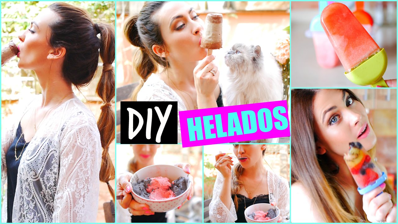 DIY!! RECETAS Deliciosas y Rápidas ☼ HAZ TUS PROPIOS HELADOS!| Lizy P