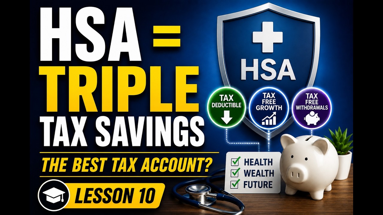 Health Savings Account (HSA) Explained | Triple Tax Advantage | Tax Planning Lesson 10