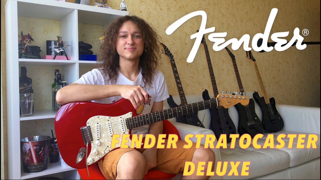 Fender American Stratocaster Deluxe  - КРАСНОЕ СТЕКЛО