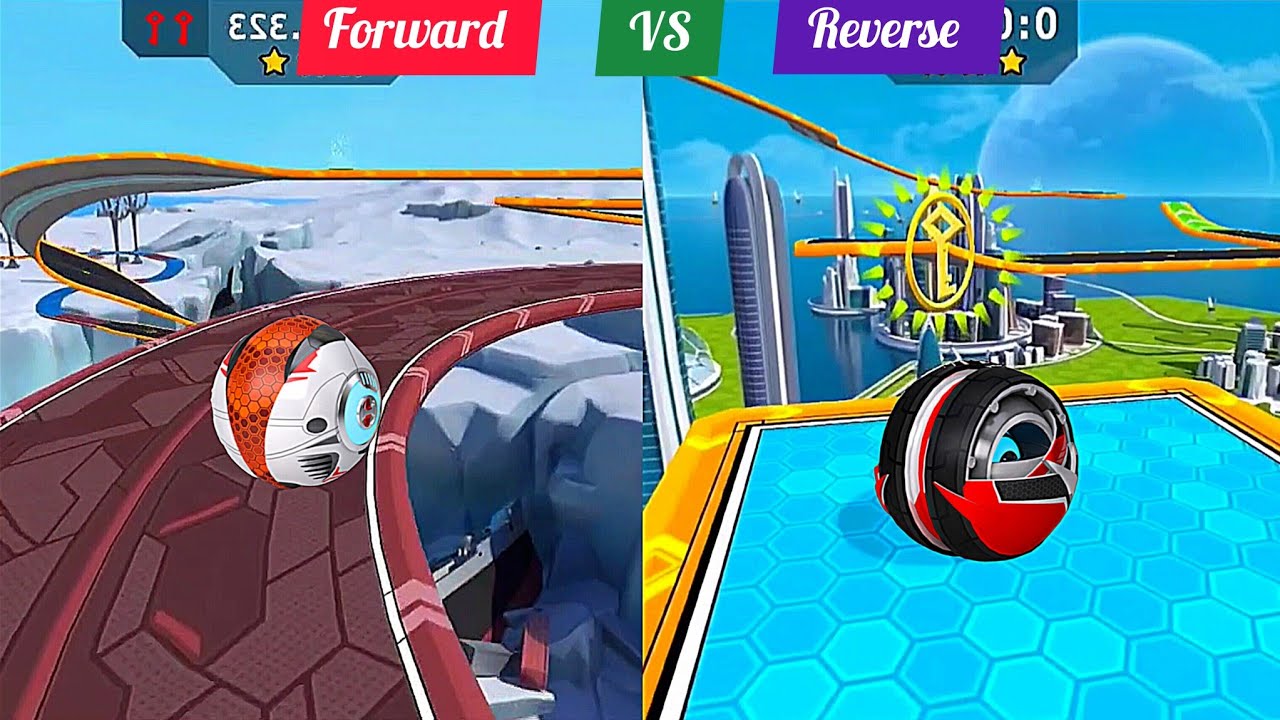 Gyrosphere Evolution ⏩ Forward VS ⏪ Reverse 🛟 Gyro Balls 💥 Nafxitrix Gaming #31