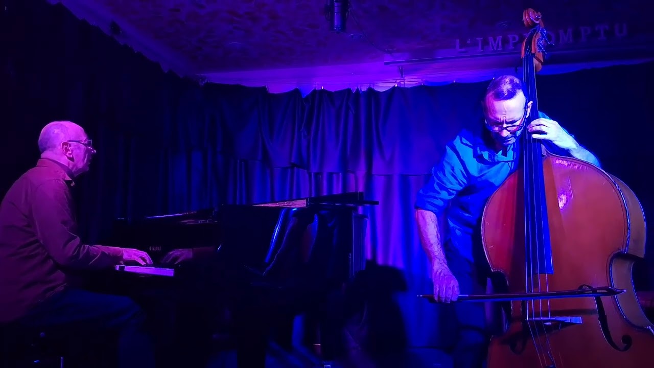 Bruno Laurent (contrebasse) et Didier Fréboeuf (piano) à l'Impromptu, Bordeaux, le 8/02/26