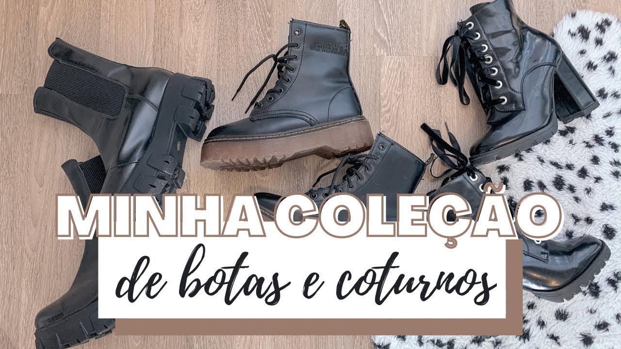 Minha COLEÇÃO de BOTAS e COTURNOS!