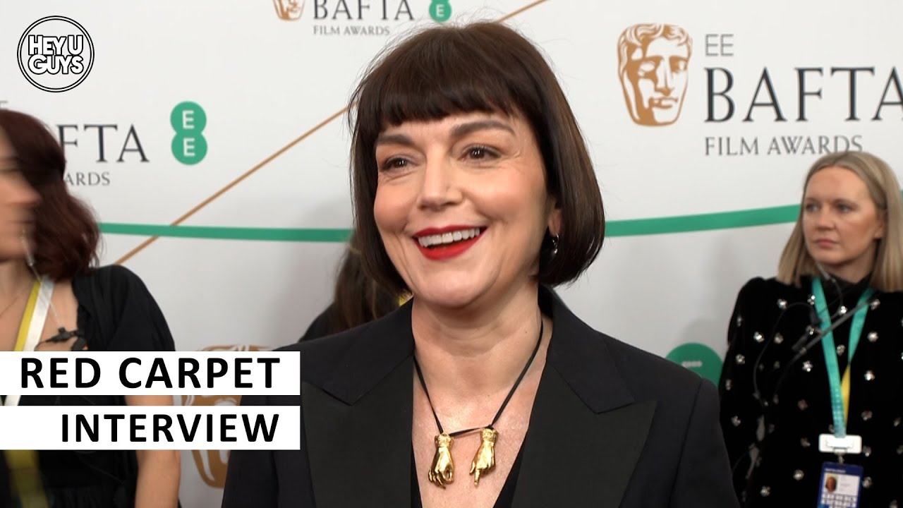 Jane Millichip - BAFTA CEO BAFTAs 2023 Red Carpet Interview - her new role & Richard E. Grant