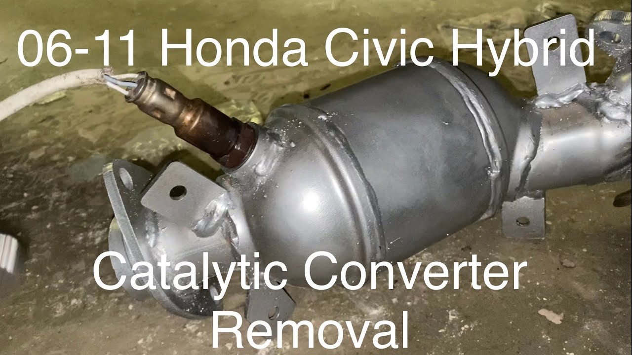 Как заменить каталитический нейтрализатор Honda Civic Hybrid 06-11